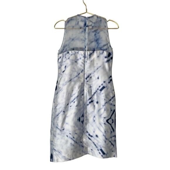 ADEAM Silk Tie-Dye Print Knee-Length Tent Dress Sz 2 - Picture 5 of 9